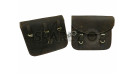 For Royal Enfield Goan Classic 350 Leather Pannier Rusty Brown Bags With Mounting - SPAREZO For Royal Enfield Goan Classic 350 Leather Pannier Rusty Brown Bags With Mounting - SPAREZO